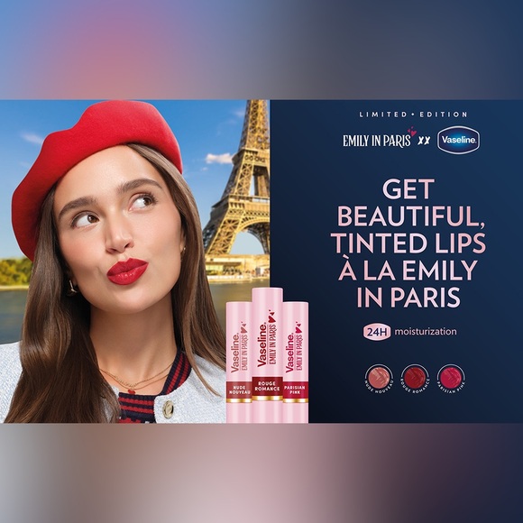 Emily in Paris Vaseline Lip Balm - Rouge Romance - Picture 8 of 11
